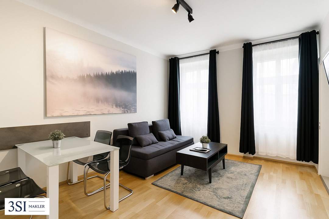 Citynah & möbliert – charmante 2-Zimmer-Altbauwohnung
