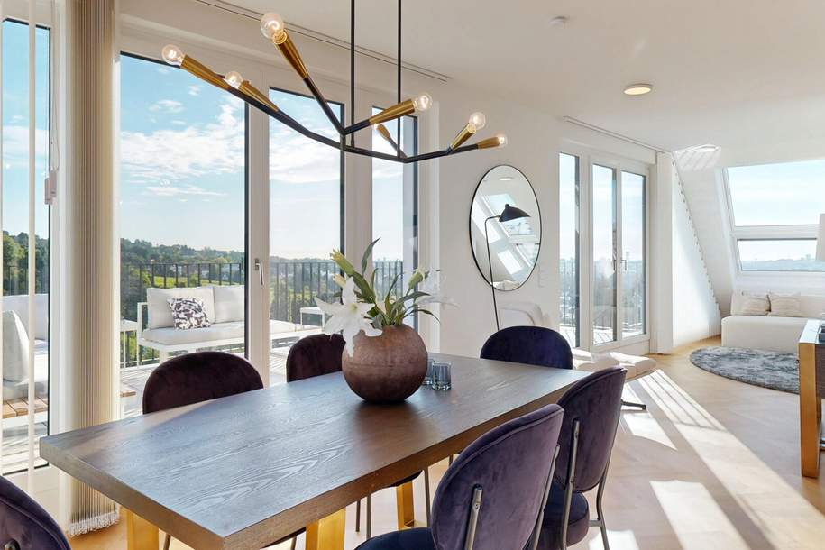 Quality Living mit Blick auf die Weinberge., Wohnung-kauf, 1.900.000,€, 1190 Wien 19., Döbling