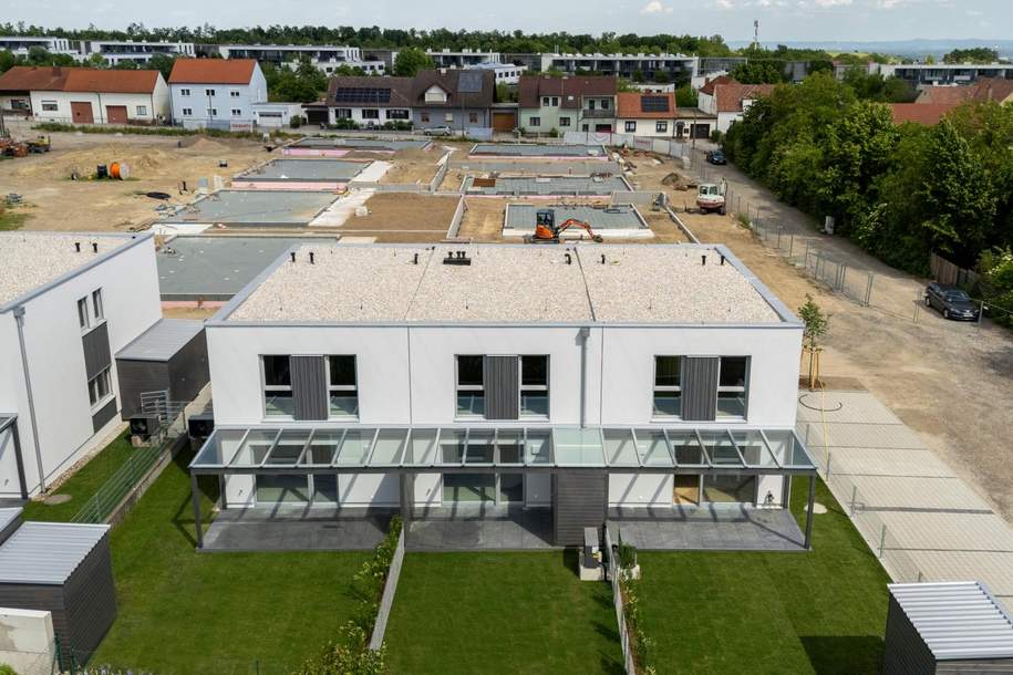 WEIHNACHTSAKTION - PROVISIONSFREI - BELAGSFERTIG IN ZAUBERHAFTER GRÜNLAGE IN KREMS AN DER DONAU - GNEIXENDORF MIT BLICK AUF STIFT GÖTTWEIG - EXKLUSIVES WOHNEN - RAIFFEISEN WOHNBAU, Haus-kauf, 413.000,€, 3500 Krems an der Donau(Stadt)