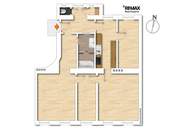 Vier-Zimmer-Altbau-Wohnung im 3. Stock in zentraler Lage!