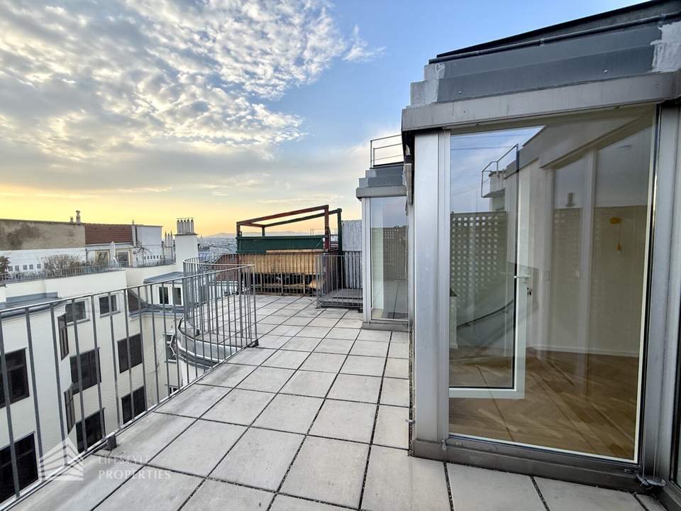 Helle 3-Zimmer Maisonette mit Galerie und Terrasse, Nähe Draschepark