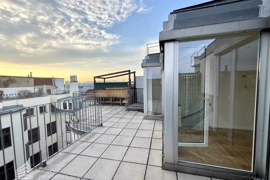 Helle 3-Zimmer Maisonette mit Galerie und Terrasse, Nähe Draschepark, Wohnung-miete, 2.374,06,€, 1040 Wien 4., Wieden