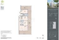 PREIS NEU: Exklusives Penthouse mit 90qm Panoramaterrasse: Provisionsfrei: Wohnung + Büro