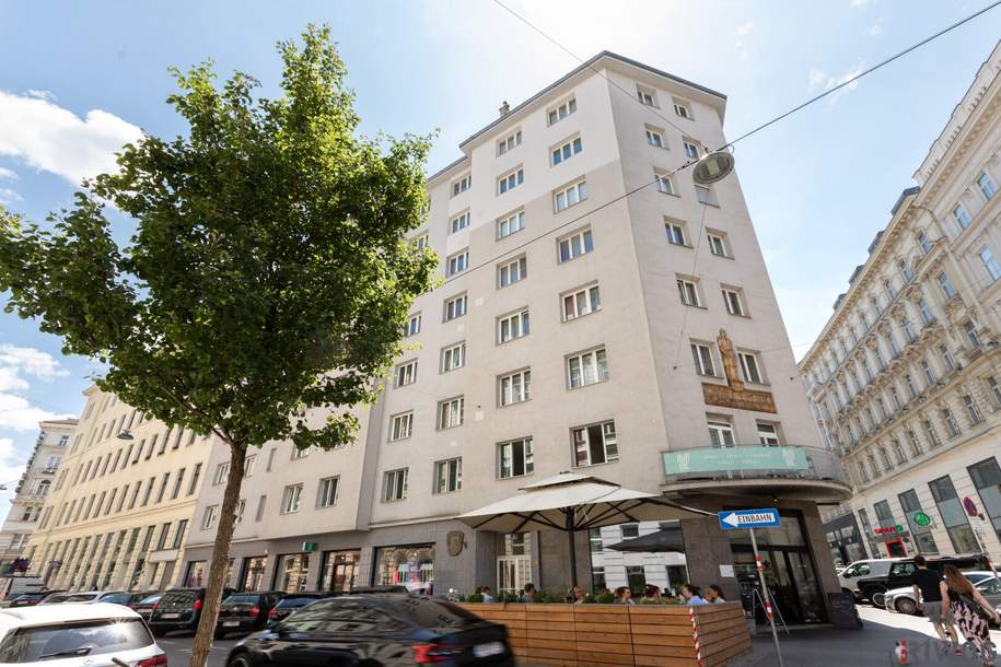 Möblierte Citywohnung Nähe Donaukanal, Schwedenplatz, Hoher Markt, Stephansplatz | 5. Stock | Teils Hoflage | Ideal auch zur WG-Nutzung | Freier Mietzins, Wohnung-kauf, 745.000,€, 1010 Wien 1., Innere Stadt