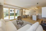 Luxuriöse Gartenwohnung mit eigenem Wellnessbereich