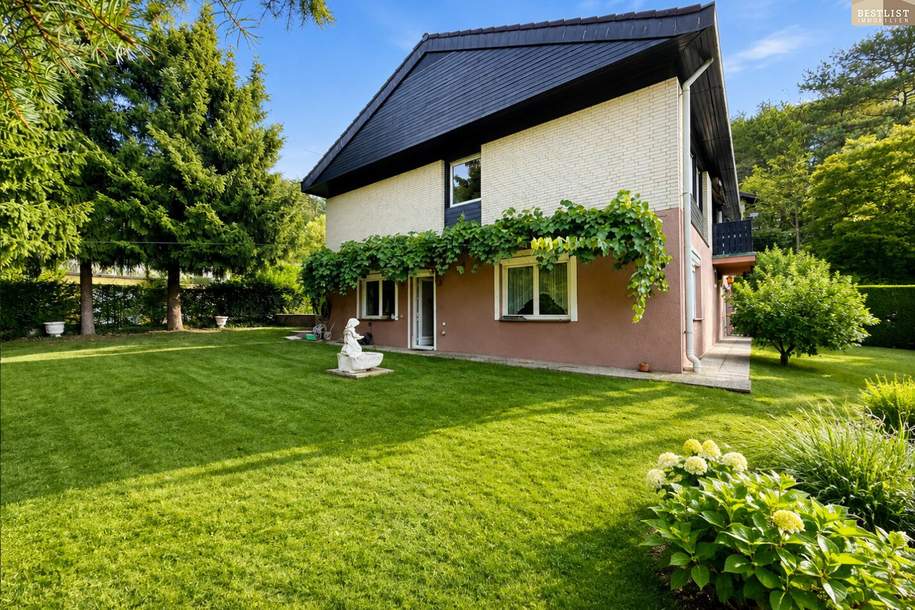 Wohnen im Grünen – gepflegtes Einfamilienhaus mit Fernblick in Ober-Piesting, Haus-kauf, 419.000,€, 2753 Wiener Neustadt(Land)