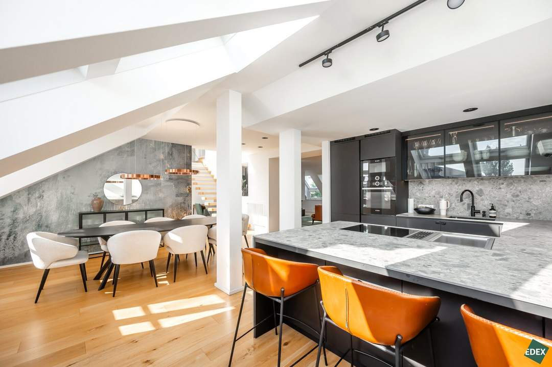 Exklusive Penthouse-Maisonette mit Panoramablick über Wien