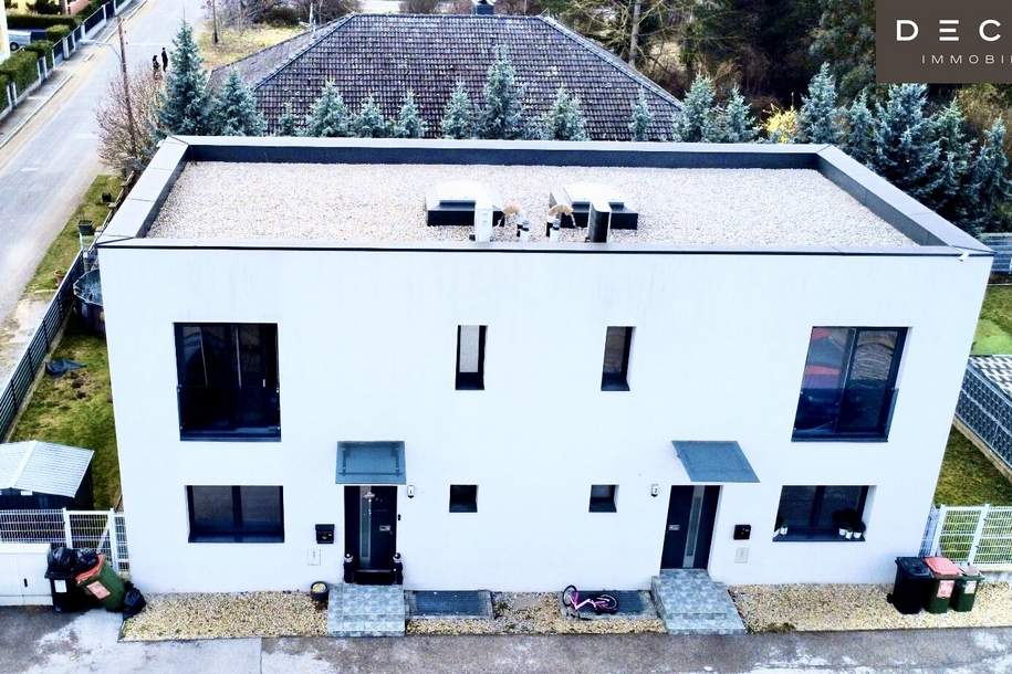 | Modernes Doppelhaus mit Garten und Terrasse | Ihr neues Zuhause in Strasshof an der Nordbahn | Großer Wohnkeller | Sonniger Eigengarten, Haus-kauf, 525.000,€, 2231 Gänserndorf