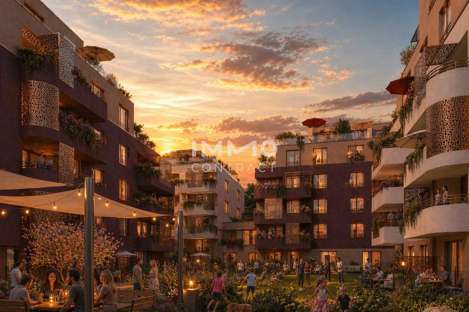 PROVISIONSFREI Investieren im Dachgeschoß mit TOP-Terrasse (Neubau, Erstbezug), Wohnung-kauf, 398.970,€, 1230 Wien 23., Liesing