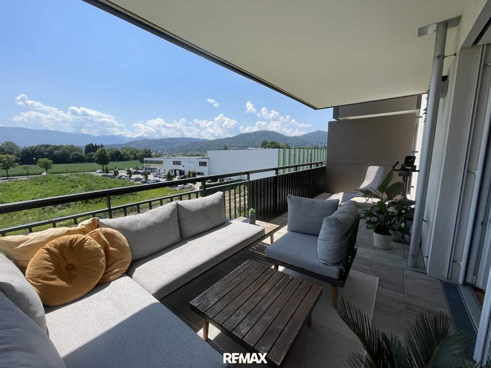 Moderne 2-Zimmer-Wohnung mit großem Balkon und Panoramablick inkl. Tiefgaragenstellplatz