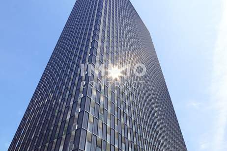 DC2 Tower: SKY RESIDENCES - 34. Etage mit Wasserblick, Wohnung-miete, 1.100,00,€, 1220 Wien 22., Donaustadt