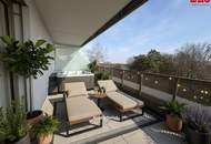 105 m² Dachterrasse für Ihr Leben im Freien – barrierefreie Komfortwohnung mit grünem Energiekonzept