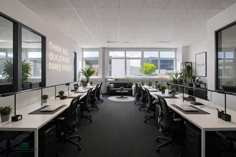 Büro- und Lagerfläche - vielseitig nutzbar mit Parkmöglichkeit, Gewerbeobjekt-miete, 5.101,00,€, 5023 Salzburg(Stadt)