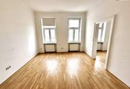 NEU! Sanierungsbedürftige Wohnung mit 16 m² großer Loggia im Innenhof! Plus rundum saniertes Haus!