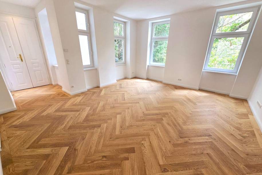 WOW - Top sanierter Altbautraum in ruhiger Seitengasse! U-Bahn um´s Eck + Blick ins Grüne + Tolle Raumaufteilung + Hochwertige Ausstattung + Stil und Eleganz! Jetzt zugreifen!, Wohnung-kauf, 595.000,€, 1130 Wien 13., Hietzing