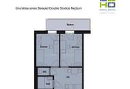 Vollmöblierte Apartments mit All-In Miete - Double Studio M