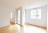 Kompakte 2-Zimmer-Wohnung in modernem Niedrigenergie-Neubau mit Loggia