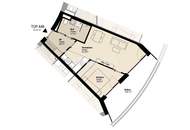 Moderne 2-Zi-DG-Wohnung mit Balkon, Fußbodenheizung &amp; Aufzug in 8054 Graz | Straßganger Straße 380 a Top 48