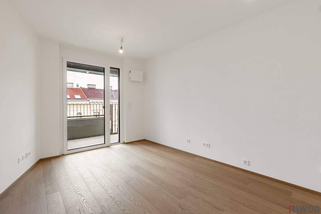 ERSTBEZUG mit Loggia | 2-Zimmer DG-Wohnung ohne Schrägen | Klimaanlage | Fernwärme | Fassadenbegrünung | TG-Stellplatz optional | Nachhaltiges Wohnbauprojekt
