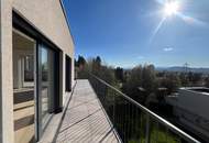 Erstbezug! Stylische Penthouse Wohnung mit großer Terrasse und sensationellen Stadtblick in Waltendorf!