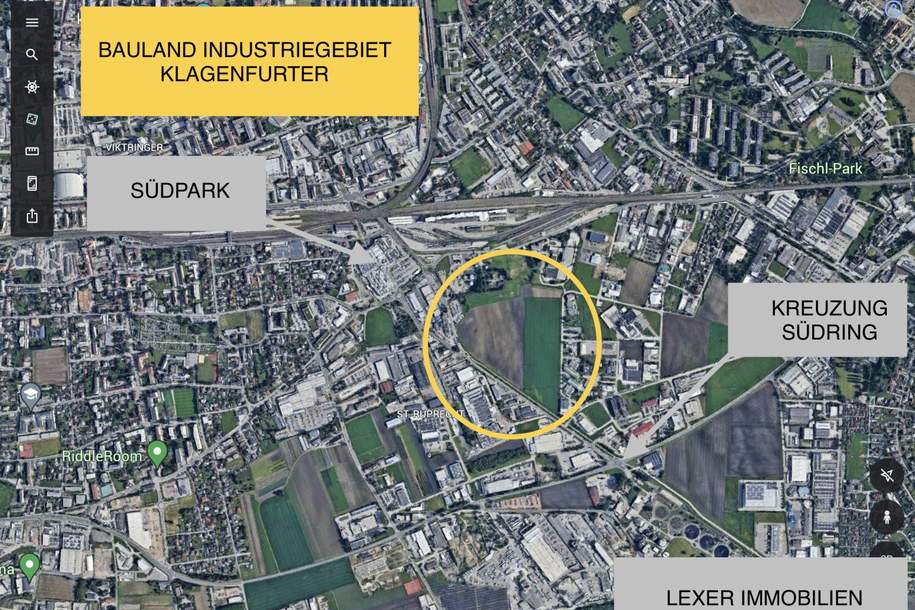 Industriebaugrundstück in Klagenfurt, Grund und Boden-miete, 9020 Klagenfurt(Stadt)