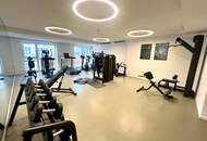 U1 Kagran - Blick über Wien - Loggia - Fitnessraum - Deckenkühlung - Sauna - Pool am Dach