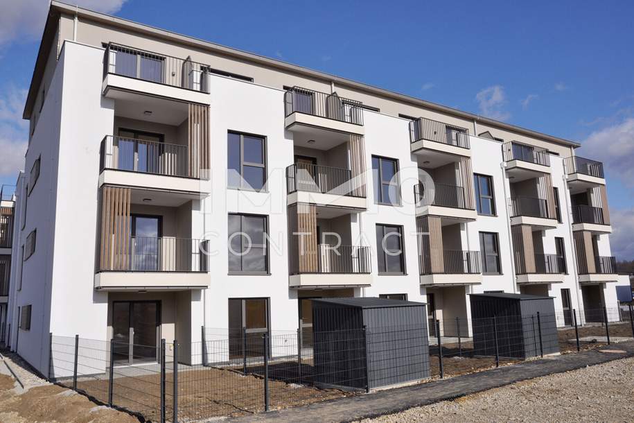 54,11qm 2Zi W-Balkonwohnung Erstbezug, Ökologische Bauweise, Wohnung-miete, 749,00,€, 3200 Sankt Pölten(Land)