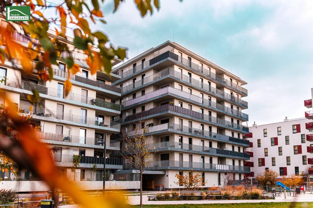 Lebensqualität im 22. Bezirk - Moderne 3-Zimmer Wohnung mit großer Freifläche! Ab Mai verfügbar!