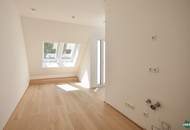 ERSTBEZUG | Traumhafte 2-Zimmer DG-Wohnung mit Loggia & Terrasse in den ruhigen Innenhof