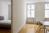 Lichtdurchflutete, neu möblierte 2-Zimmer-Altbauwohnung - Nähe Mariahilfer Straße