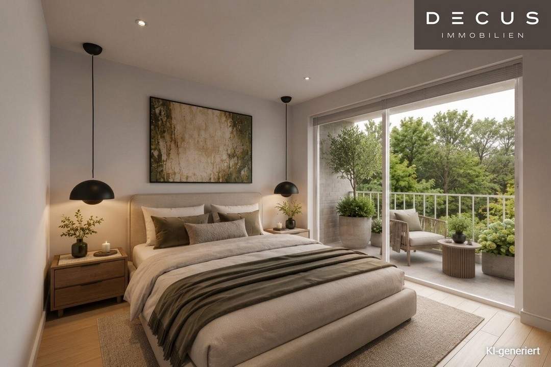 | 3 ZIMMER WOHNUNG | HOCHWERTIGER ERSTBEZUG MIT LOGGIA &amp; BALKON | FLEXIBLER GRUNDRISS |