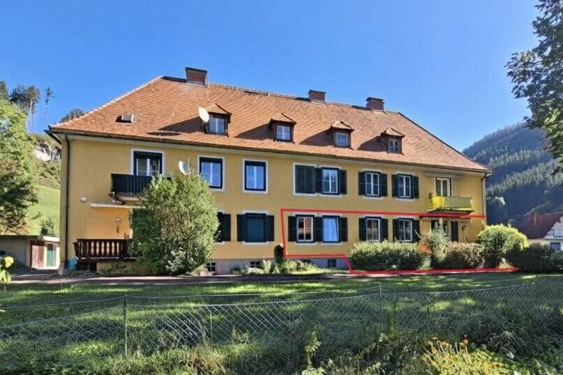 Sanierungsjuwel - Eigentumswohnung mit Garten, Terrasse und Garage, Wohnung-kauf, 143.000,€, 8621 Bruck-Mürzzuschlag