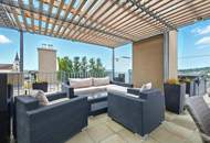 Maisonette mit Dachterrasse, Whirlpool &amp; Panoramablick - Ihr Penthouse-Traum mit Garagenplatz und Massmöbel in Hollabrunn!