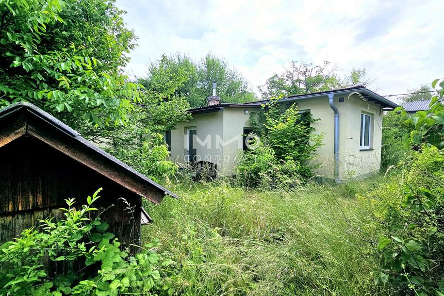 Platz für Wohnträume – großes, erschlossenes Grundstück mit Altbestand - für Familie oder Projektbau, Grund und Boden-kauf, 489.000,€, 2603 Wiener Neustadt(Land)