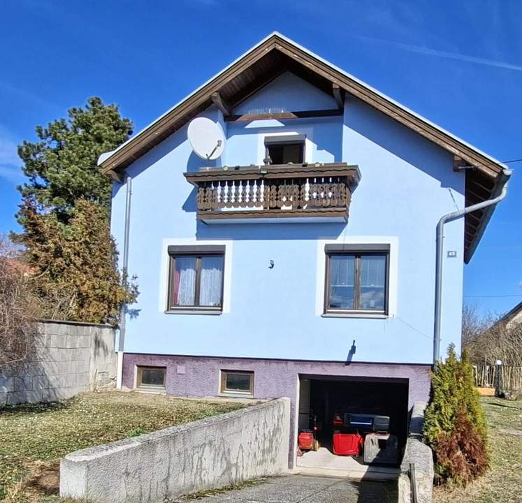 Sonniges Familienhaus mit großem Garten & Fernblick in Unterloisdorf