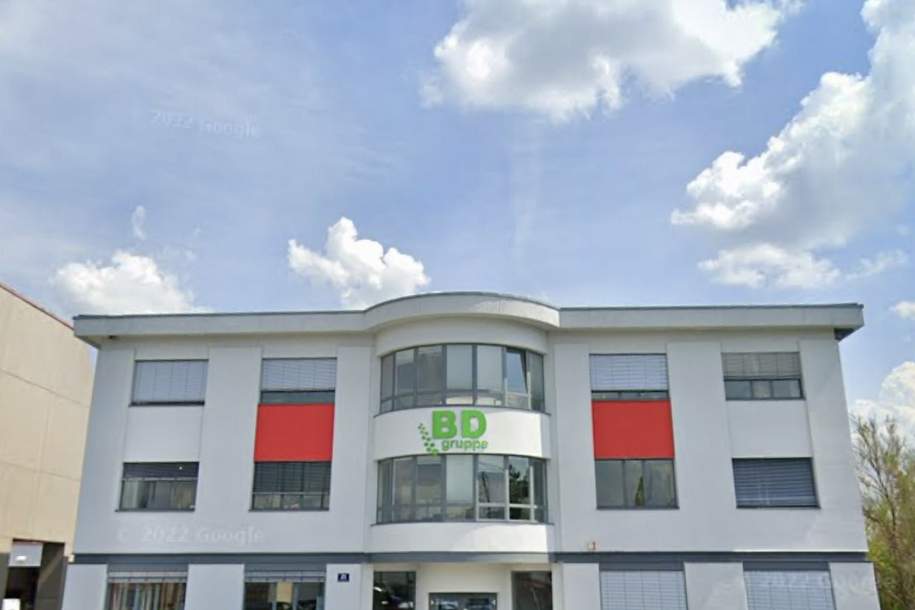 Exklusiver und freistehender Firmenstandort mit Büro, Lager und Stellplätzen zu mieten., Gewerbeobjekt-miete, 20.326,44,€, 1230 Wien 23., Liesing