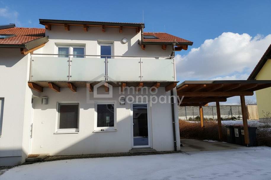 Neuwertige Doppelhaushälfte in Haschendorf – Ihr Traumhaus mit Garten und Balkon!, Haus-kauf, 495.000,€, 2490 Wiener Neustadt(Land)