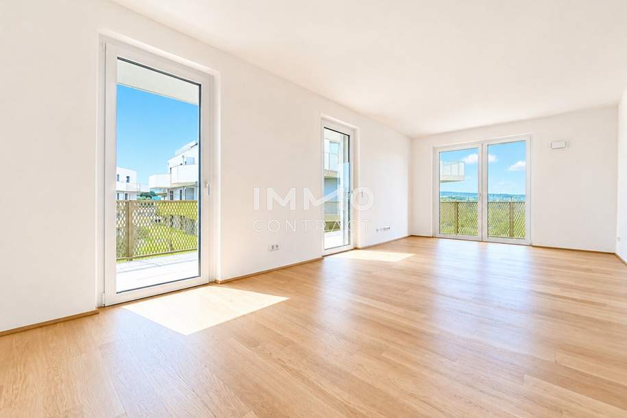 Erstbezug im Grünen: 3-Zimmer-Wohnung mit ca. 32 m² XXL-Balkon in 1210 Wien, Wohnung-kauf, 259.000,€, 1210 Wien 22., Donaustadt