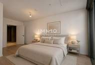 Fantastischer Erstbezug mit durchdachtem Grundriss, Balkon und Sonnenuntergang (Doorman, Gym, Pool, Lounges)