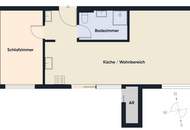 Moderne 2-Zimmer-Mietwohnung mit Sonnenterrasse und eigenem Gartenbereich