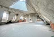 Erstbezug | Rohbau-Büro auf zwei Ebenen im Dachgeschoss mit Gestaltungsspielraum