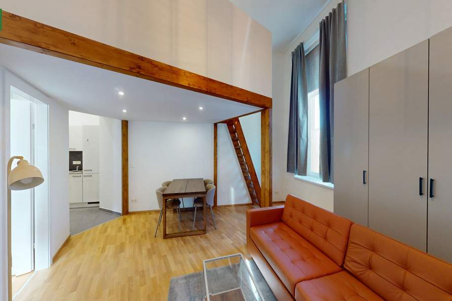 3-Zimmer-Wohnung – Vollmöbliert – All-inclusive Miete – optimale Öffi-Anbindung – 6 Monate Befristung!, Wohnung-miete, 1.249,00,€, 1030 Wien 3., Landstraße