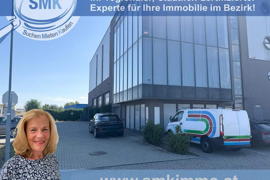 GROSSZÜGIGE HALLE MIT 2 EINFAHRTSTOREN UND GALERIE, AUCH TEILBAR!, Gewerbeobjekt-miete, 2.160,00,€, 2111 Korneuburg