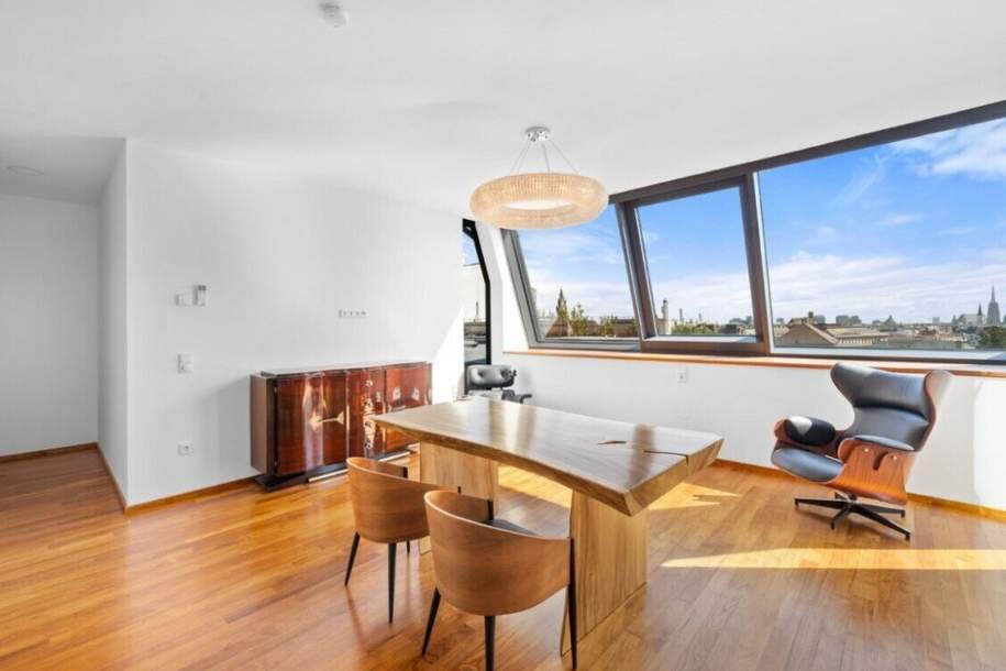 Exklusives Wohnen im Herzen Wiens - Dachgeschoßwohnung mit 285m² und traumhafter Terrasse!, Wohnung-kauf, 5.715.000,€, 1080 Wien 8., Josefstadt