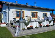 Gemütlicher Bungalow mit Garten und Terrasse in Pötting