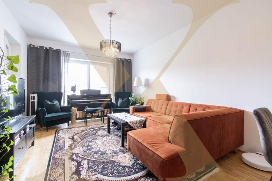 Optimal aufgeteilte 2-Zimmer Wohnung mit großzügiger Loggia in Urfahr zu vermieten!, Wohnung-miete, 831,86,€, 4020 Linz(Stadt)
