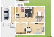 Charmantes Zweifamilienhaus mit idyllischem Naturpool