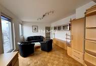 Lichtdurchflutete 2-Zimmer-Wohnung (möbliert) mit großer Terrasse im letzten Liftstock