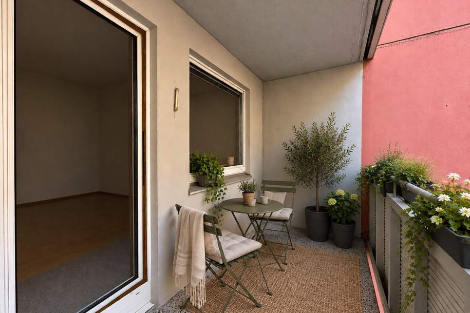 IDEALE LAGE I U-Bahn + Schnellbahn in Gehweite I GROSSES Potential I Loggia I Lift I grüner Innenhof, Wohnung-kauf, 349.000,€, 1200 Wien 20., Brigittenau