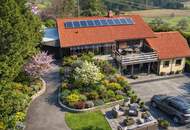 Entzückendes Haus mit Naturbadeteich, Sauna, Jacuzzi in ruhiger idylischer Lage am Güssinger Hügelland mit Traumaussicht